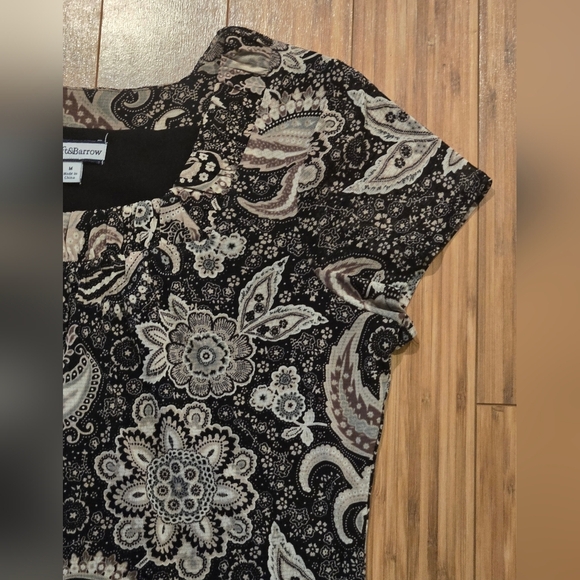 NWOT Croft & Barrow Blouse with V-Neck - Picture 4 of 9